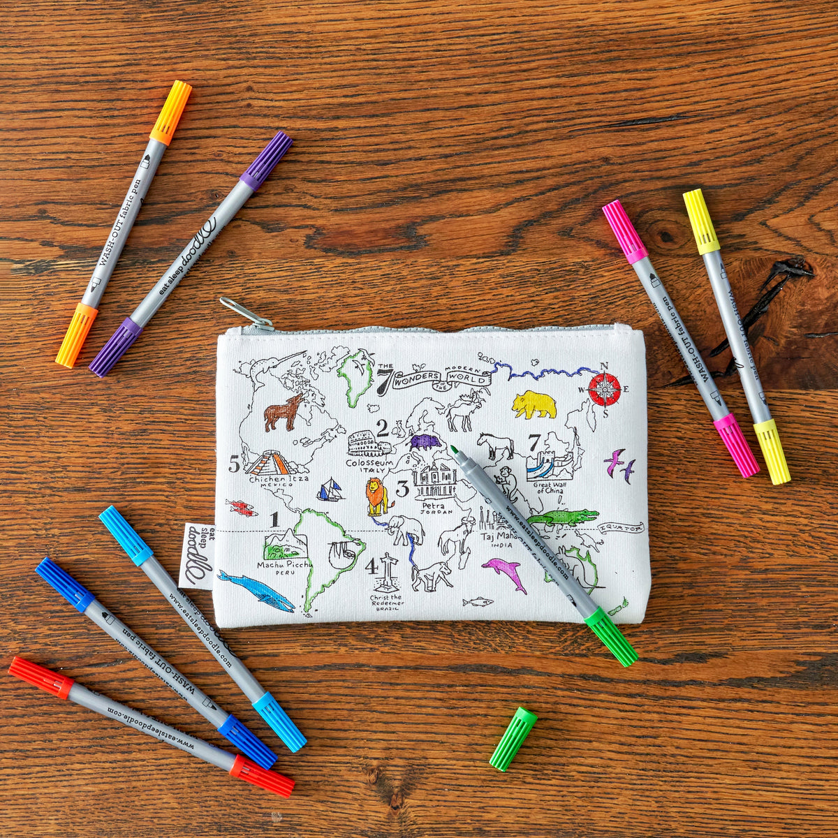Kibakids - world map colour in bundle