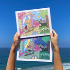 Kibakids - Day to Night Coloring Book