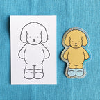 Kibakids - Momo Glitter Sticker + Info Card