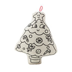 Kibakids - Christmas Ornaments Duo - Santa Klaus and Tree Coloring Set