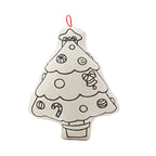 Kibakids - Christmas Ornaments Duo - Santa Klaus and Tree Coloring Set