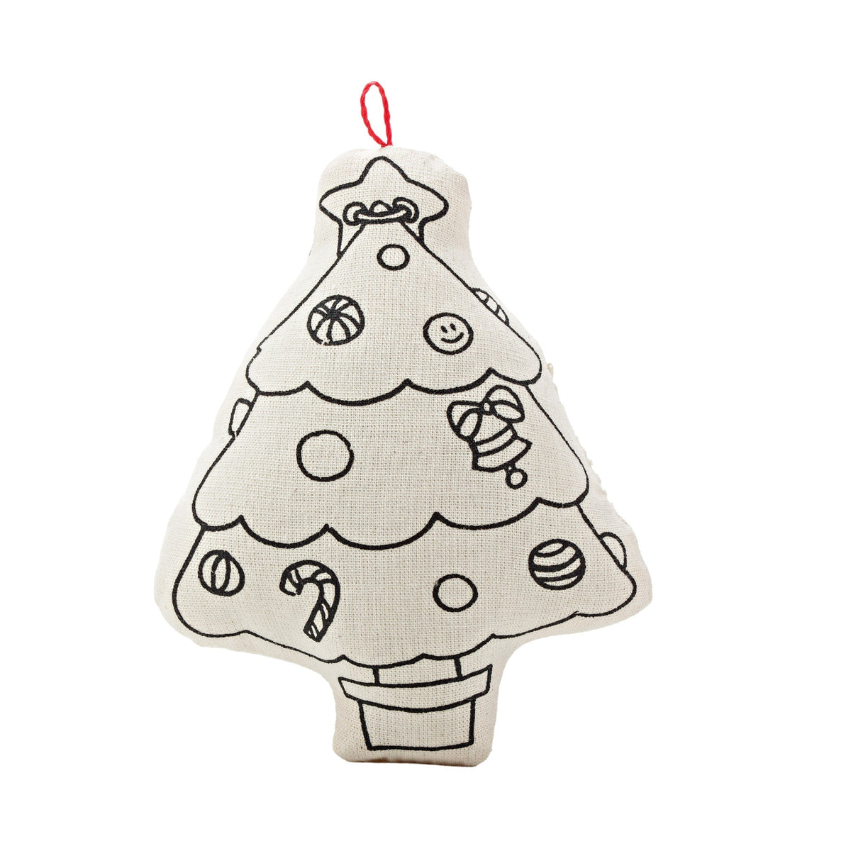 Kibakids - Christmas Ornaments Duo - Santa Klaus and Tree Coloring Set