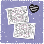 Kibakids - Digital Download • Halloween Coloring Pages