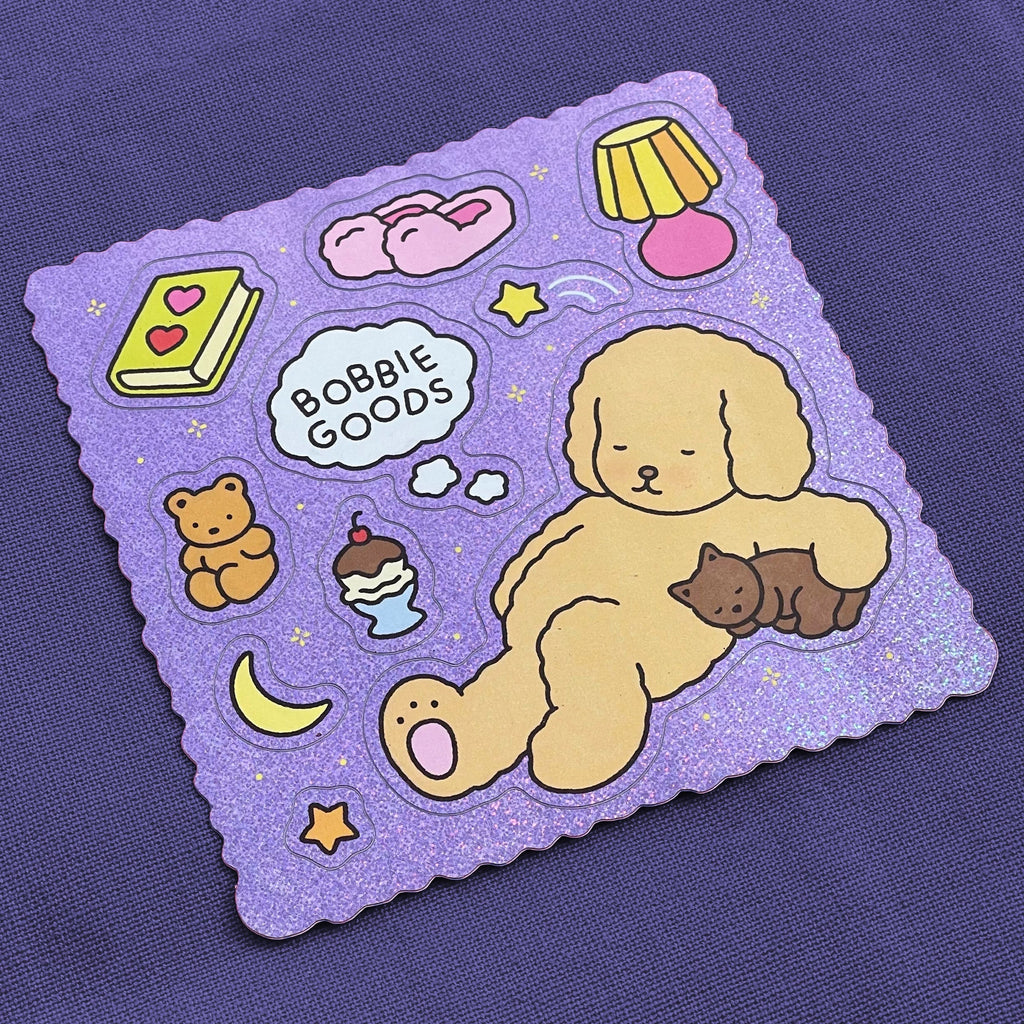 Kibakids - Night Glitter Sticker Sheet