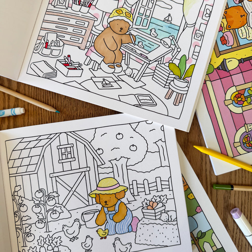 Kibakids - On The Job Coloring Book