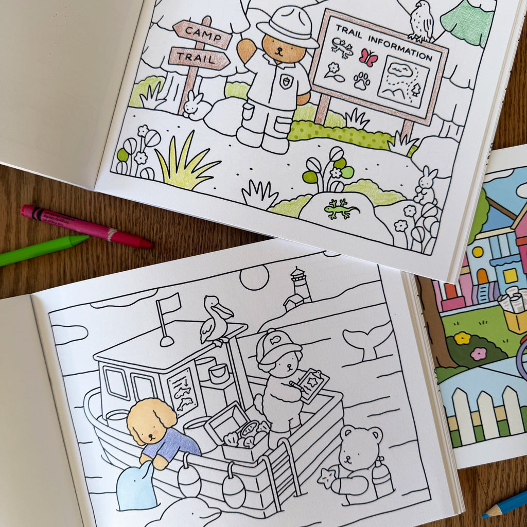 Kibakids - On The Job Coloring Book