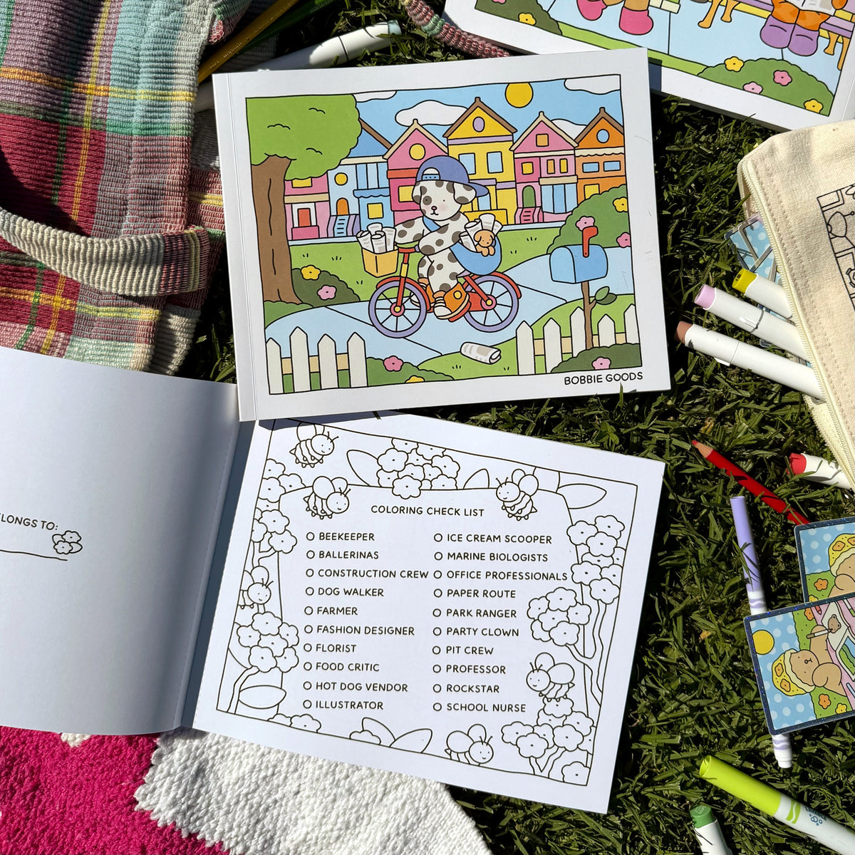 Kibakids - On The Job Coloring Book