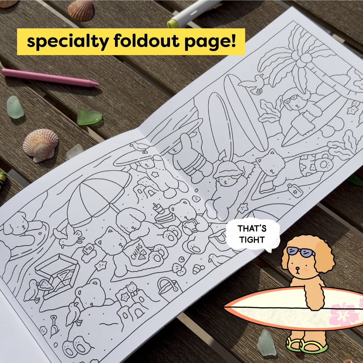 Kibakids - *imperfect* Summer Break Coloring Book