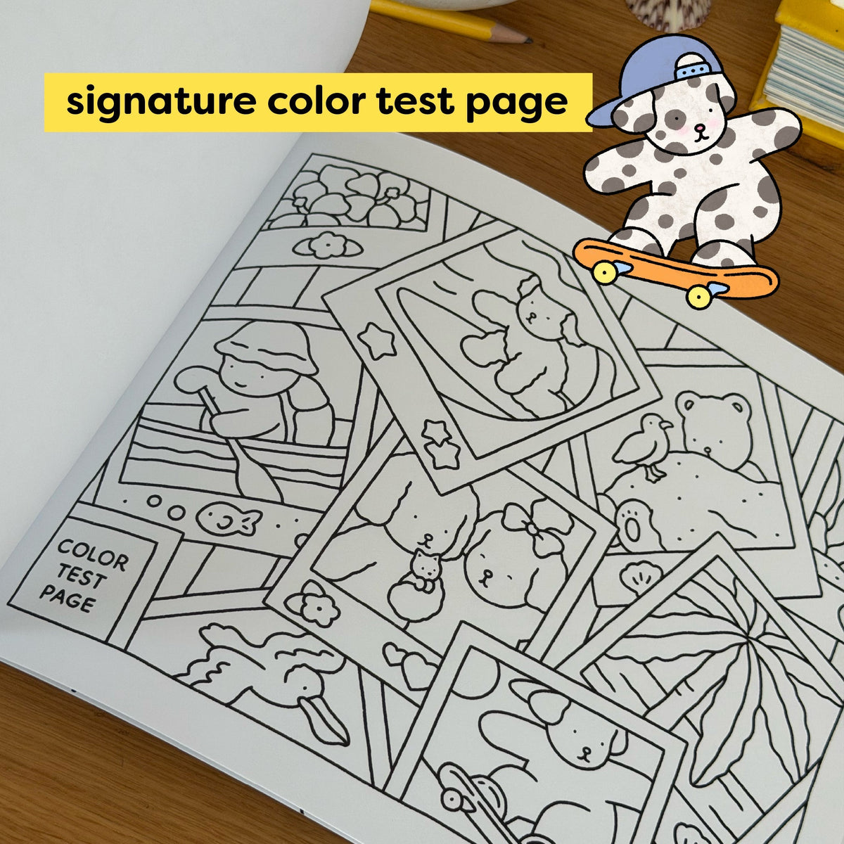 Kibakids - *imperfect* Summer Break Coloring Book