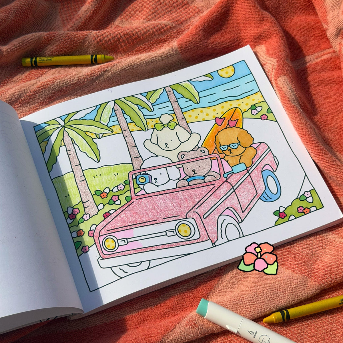 Kibakids - *imperfect* Summer Break Coloring Book