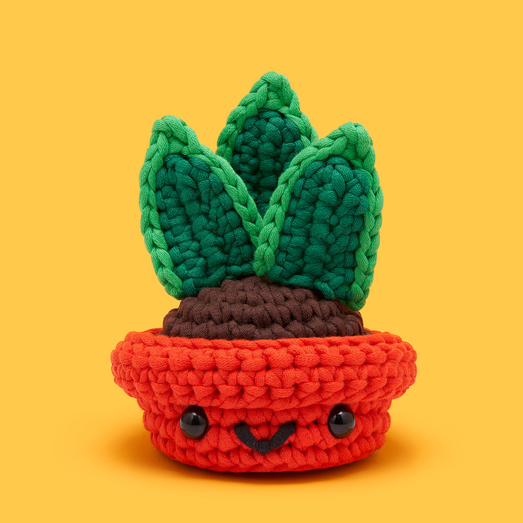 Kibakids - Otis the Snake Plant Crochet Kit