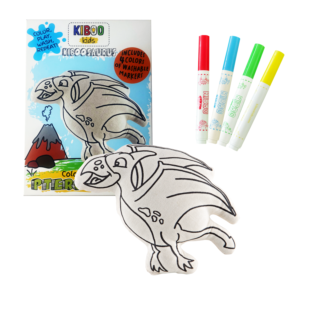 Kibakids - Dino Series: Kibakids Dinosaurs Pterodactyl Coloring Set