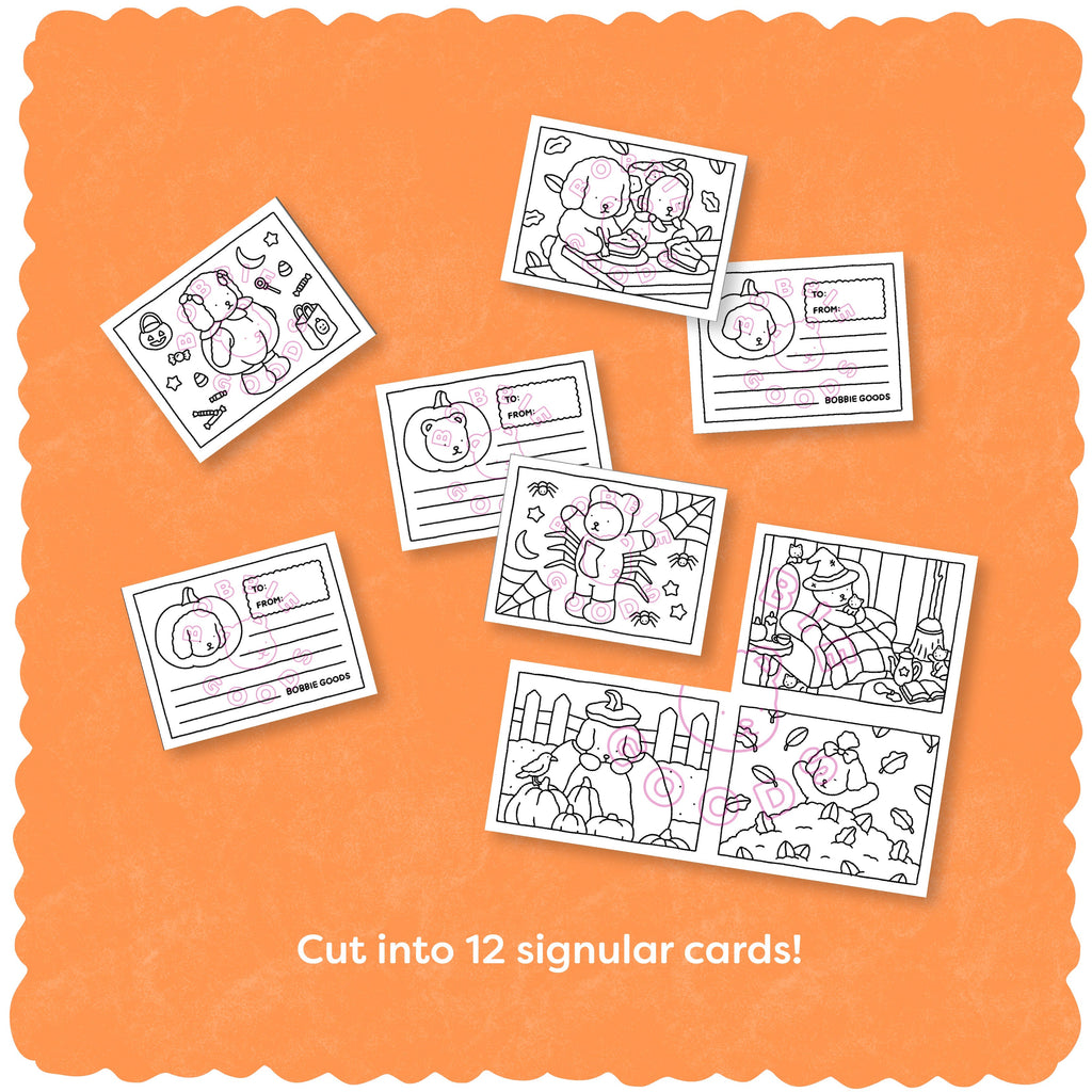 Kibakids - Digital Download • Pumpkin Coloring Grams