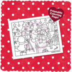 Kibakids - Digital Download • Photo With Santa Coloring Page