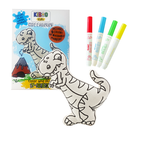 Kibakids - Dino Series: Kibakids Dinosaurs T-Rex Coloring Set