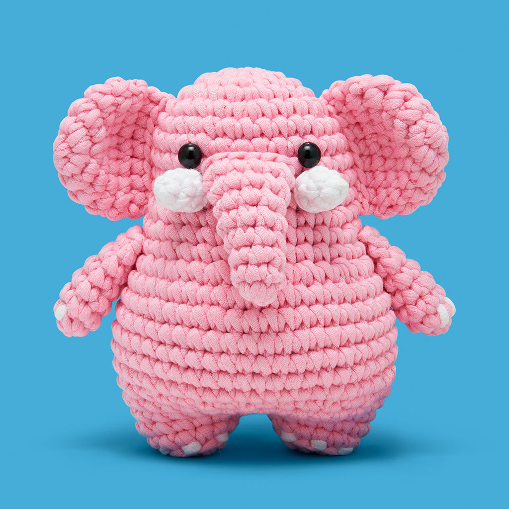 Kibakids - Lulu the Elephant Crochet Kit