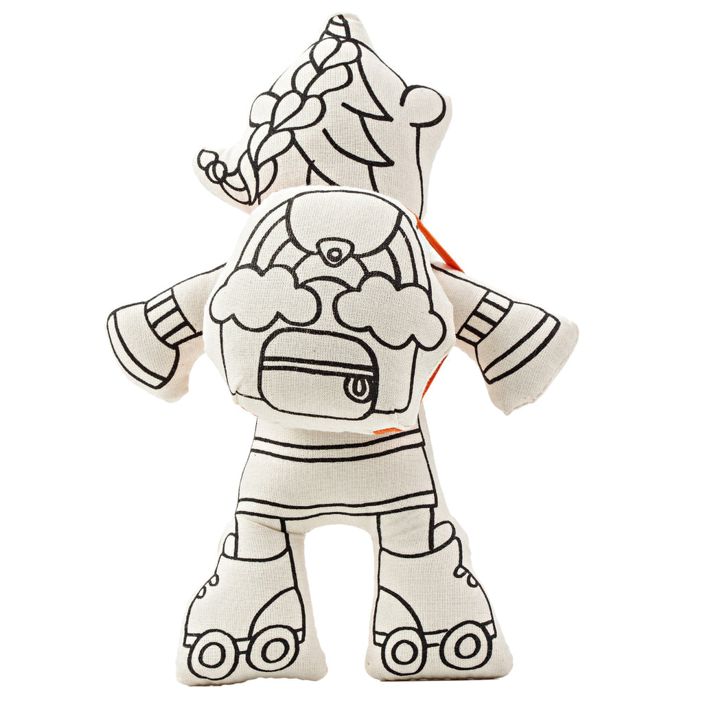 Kibakids - Unicorn with Rainbow Backpack Coloring Set