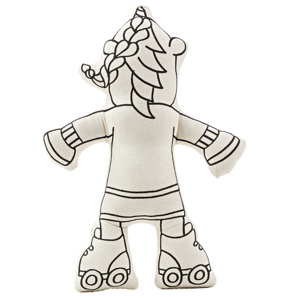 Kibakids - Unicorn with Rainbow Backpack Coloring Set