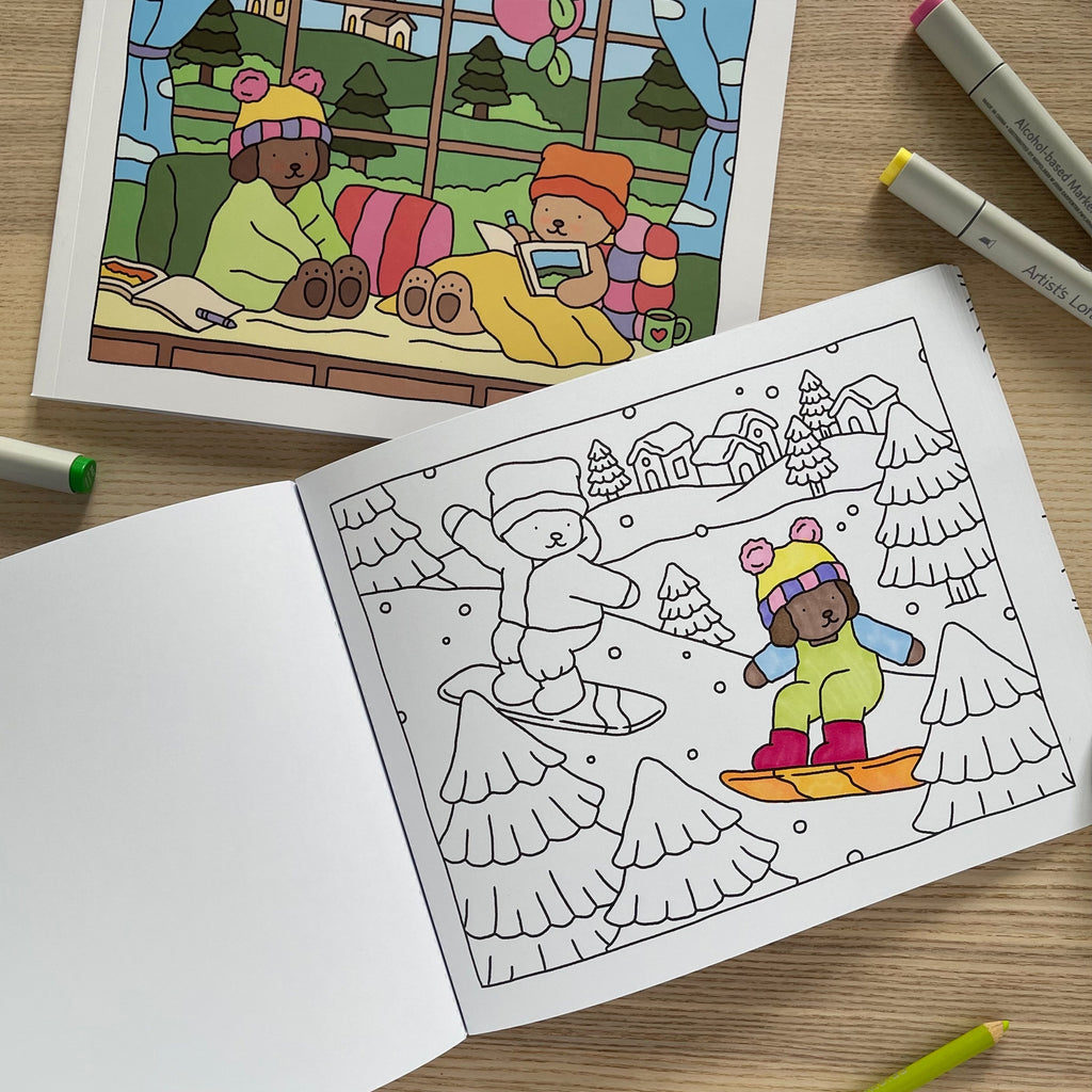 Kibakids - Fall-Winter Coloring Book