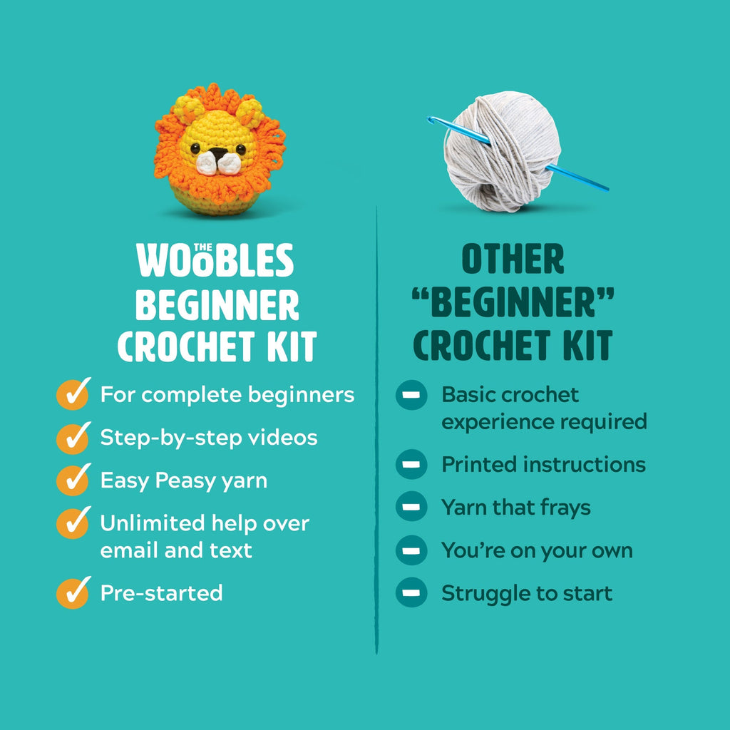 Kibakids - Pierre the Penguin Extra Squeezy Crochet Kit