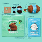 Kibakids - Hugh the Capybara Extra Squeezy Crochet Kit