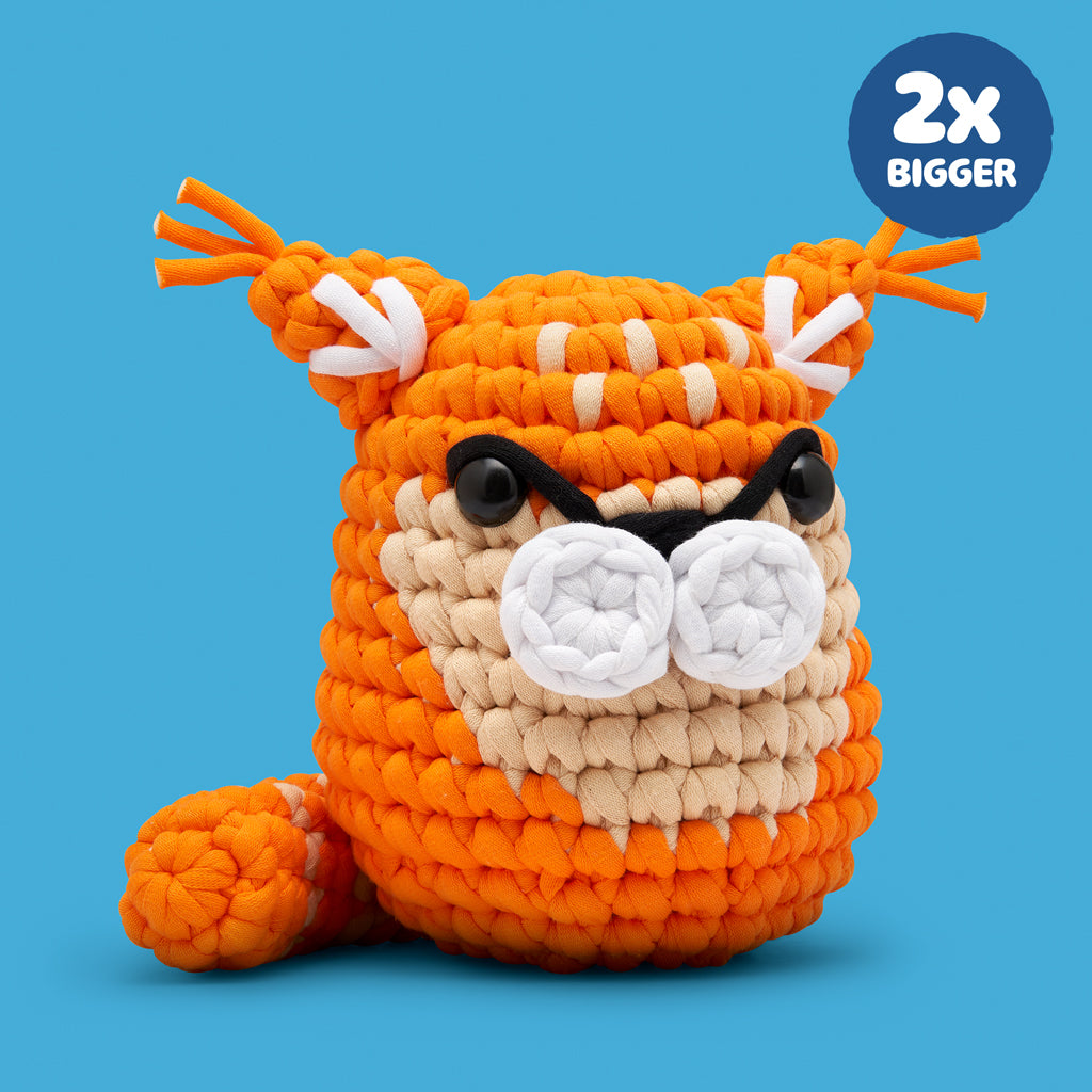 Kibakids - Theo the Jungle Cat Extra Squeezy Crochet Kit