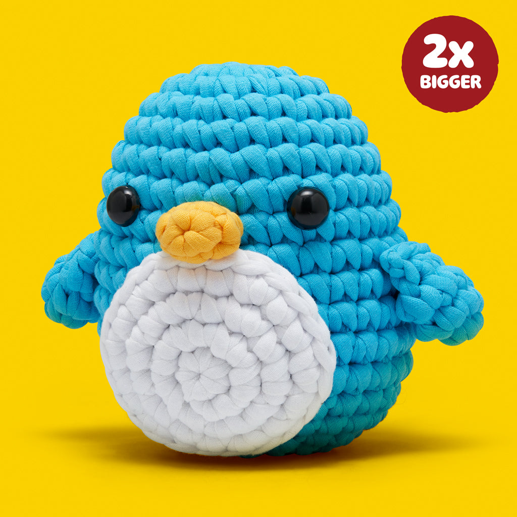 Kibakids - Pierre the Penguin Extra Squeezy Crochet Kit