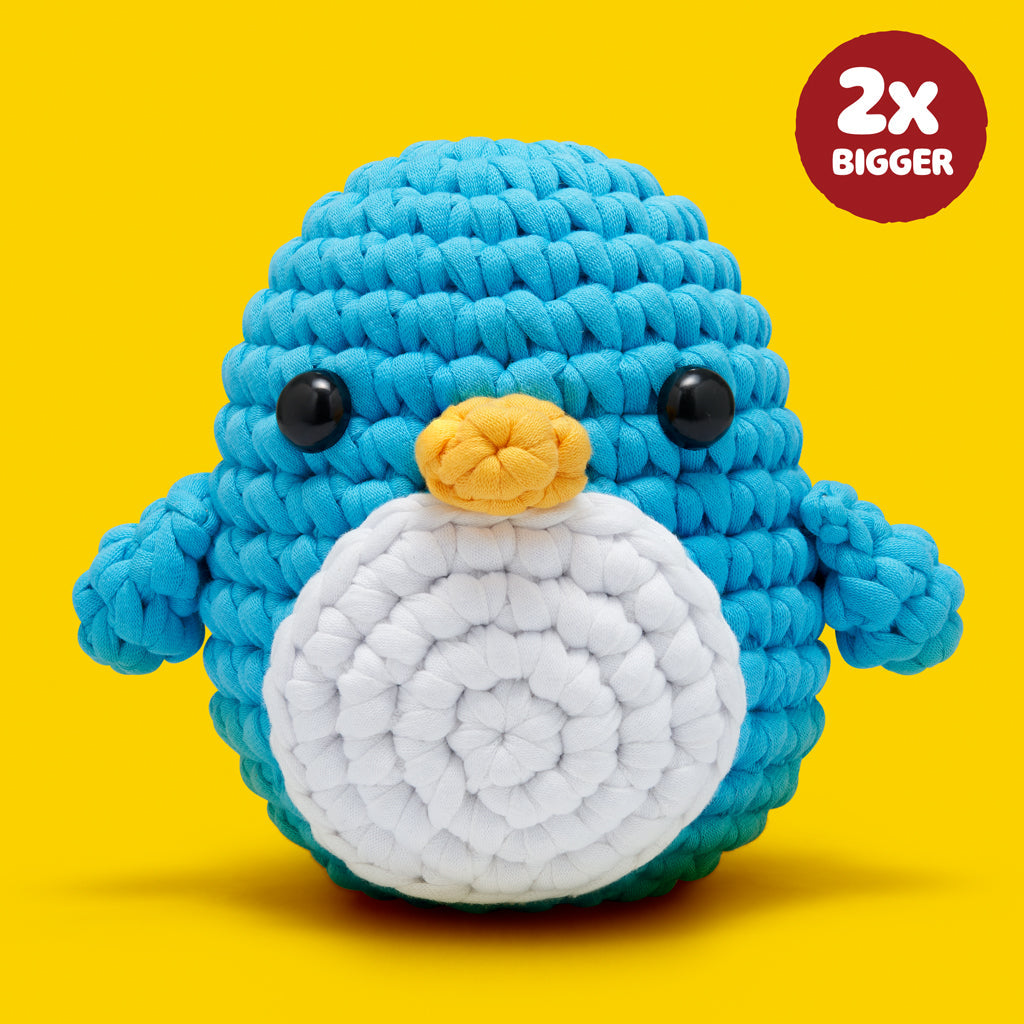 Kibakids - Pierre the Penguin Extra Squeezy Crochet Kit