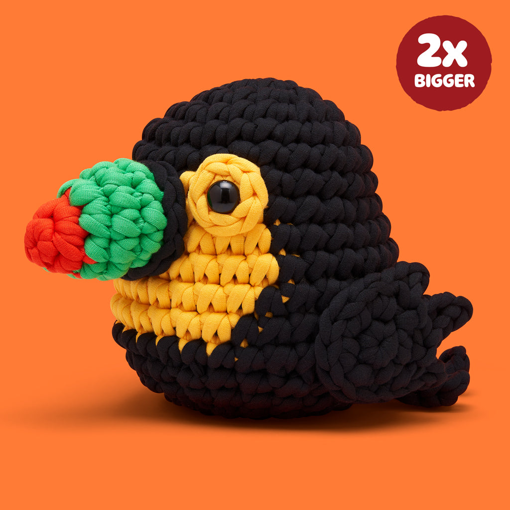 Kibakids - Mango the Toucan Extra Squeezy Crochet Kit