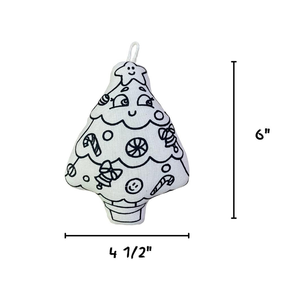 Kibakids - Tree Christmas Ornament Coloring Set