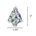 Kibakids - Tree Christmas Ornament Coloring Set