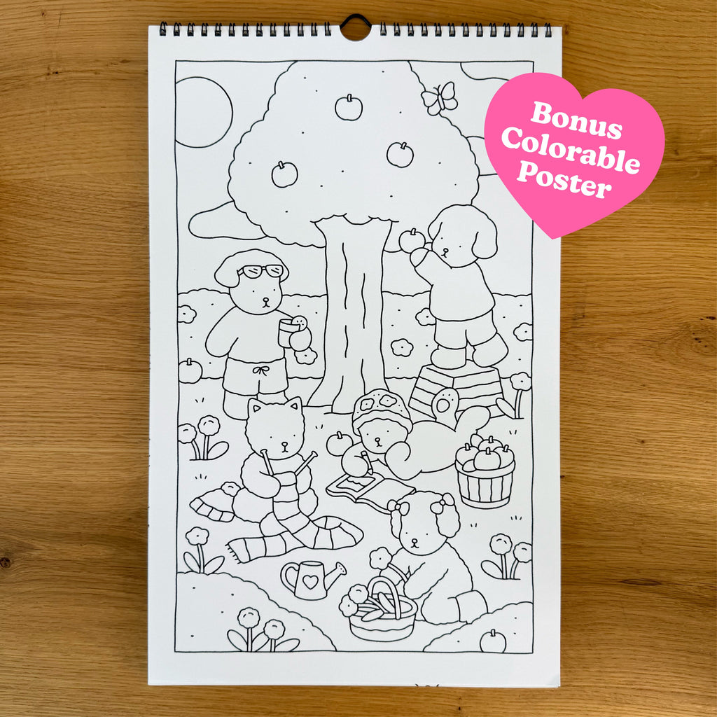 Kibakids - Coloring Calendar