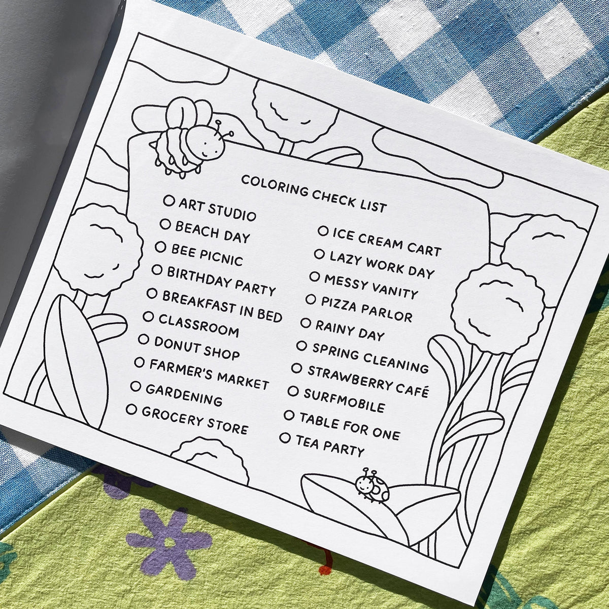 Kibakids - Spring-Summer Coloring Book