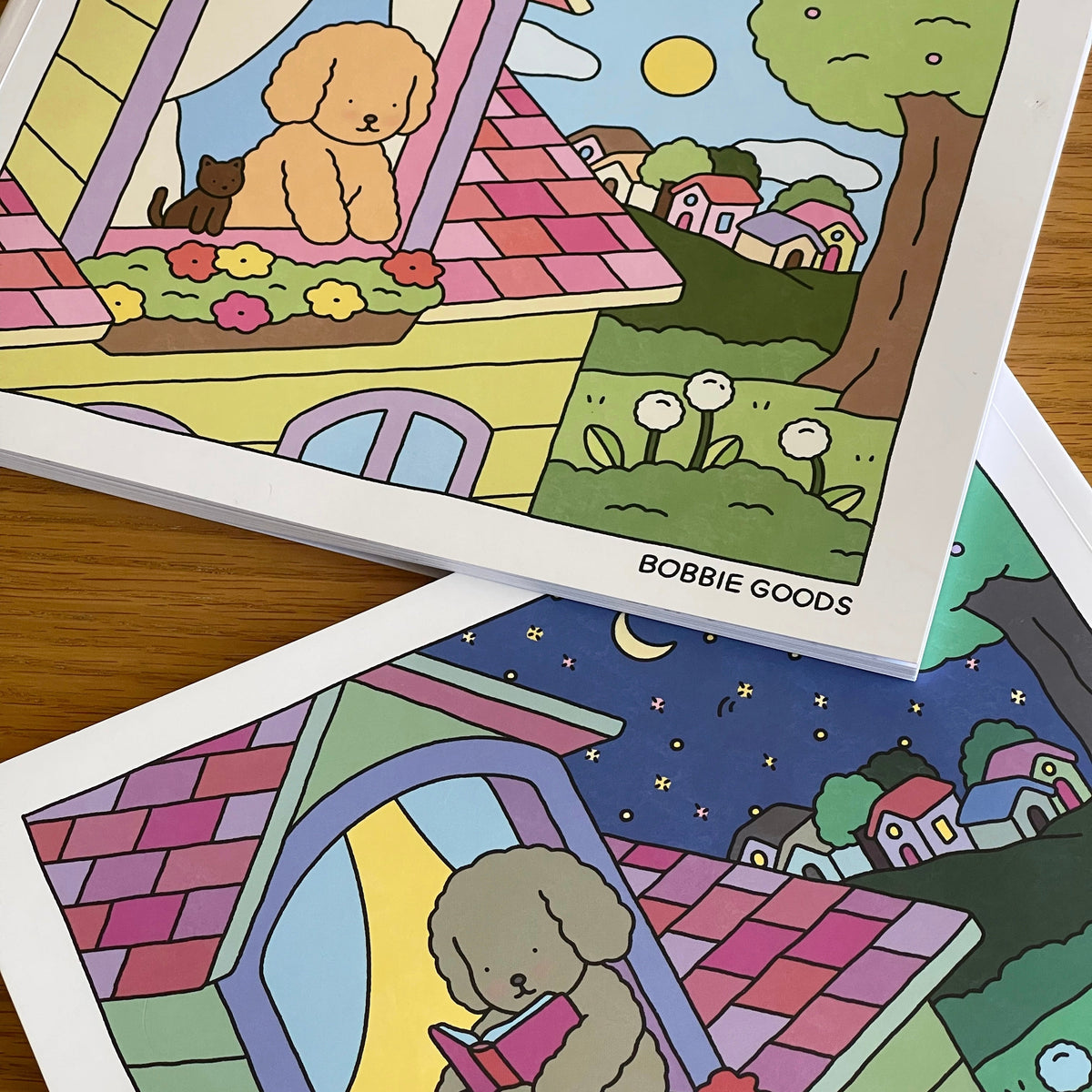 Kibakids - Day to Night Coloring Book