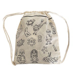 Kibakids - Drawstring Backpack Coloring Set