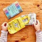 Kibakids - Fairytales & Legends Reusable Colour-In Placemat for Kids