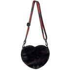 Kibakids - Kibakids Fuzzy Candy Heart BYE Crossbody Bag