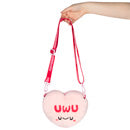 Kibakids - Kibakids Fuzzy Candy Heart UWU Crossbody Bag