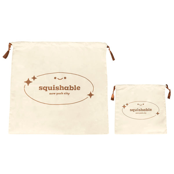 Kibakids - DIY Tan Drawstring Dust Bag - Large