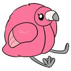 Kibakids - Mini Kibakids Fluffy Flamingo
