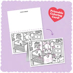Kibakids - Digital Download • Nursery Coloring Card