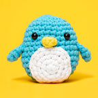 Kibakids - Pierre the Penguin Crochet Kit with Free Charm Bracelet Kit