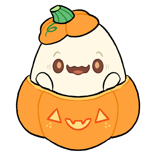 Kibakids - Mini Kibakids Pumpkin Ghost