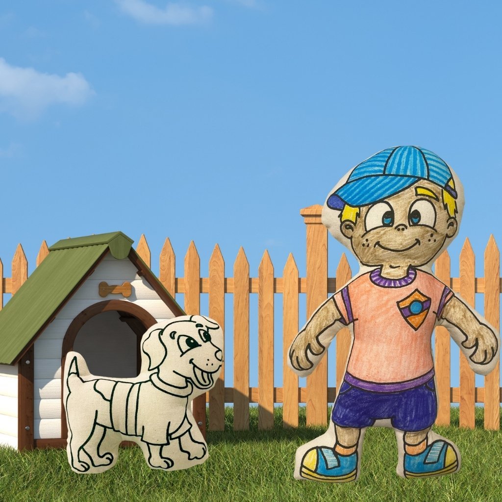 Kibakids - Pets Series: Dog Coloring Set