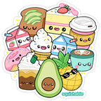 Kibakids - Comfort Food Shaped Jigsaw Puzzle
