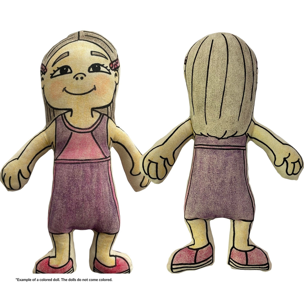 Kibakids - Girl with Long Hair Coloring Set