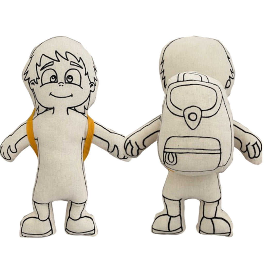 Kibakids - Kid with Bangs Coloring Set