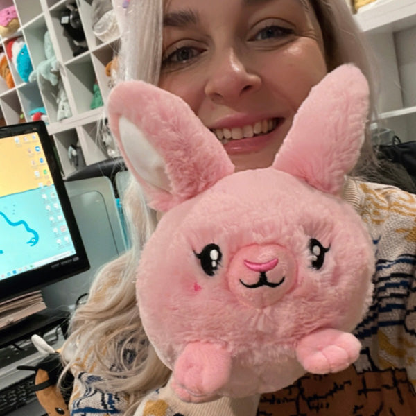 Kibakids - Snacker Pink Fluffy Bunny