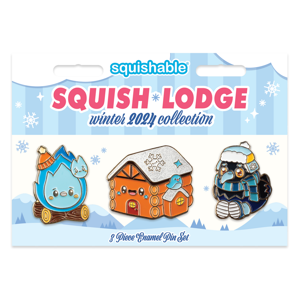 Kibakids - Squish Lodge: Enamel Pin Set