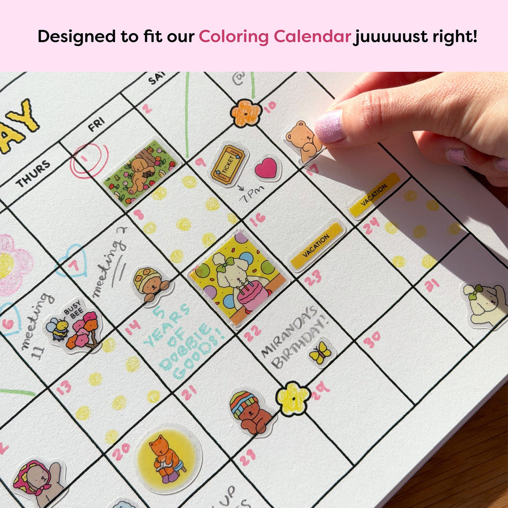 Kibakids - Calendar Sticker Pack